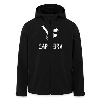Capoeira - Recycelte Männer Softshell-Jacke von Stanley/Stella - Schwarz - Vorne - AI Model Male 185 light (185cm)