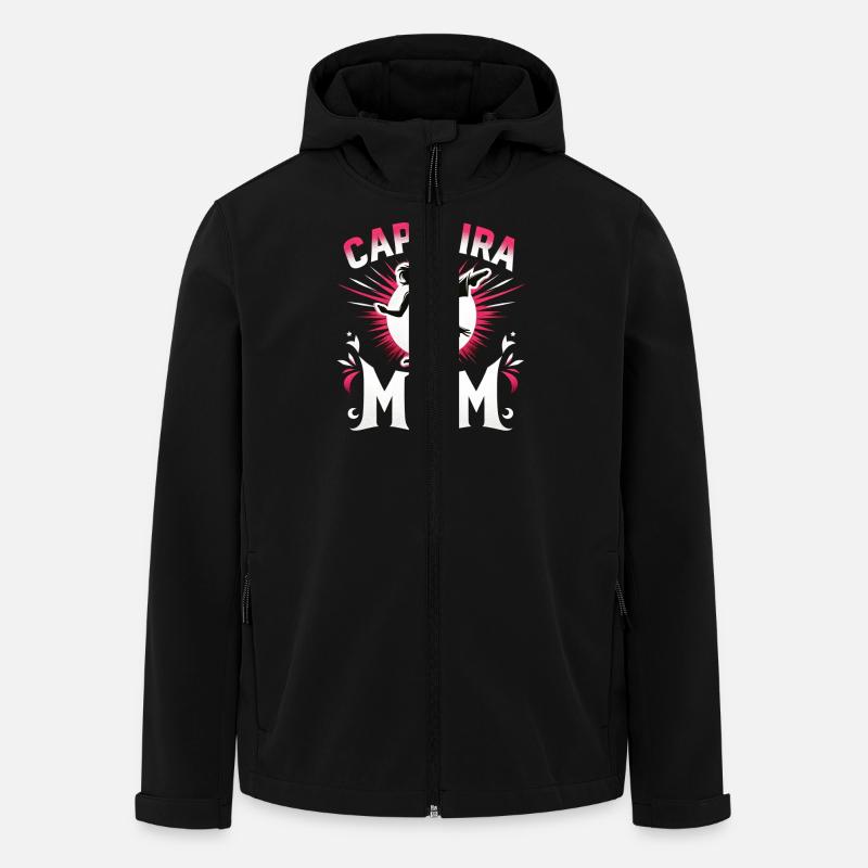 Capoeira Mama - Recycelte Männer Softshell-Jacke von Stanley/Stella - Schwarz