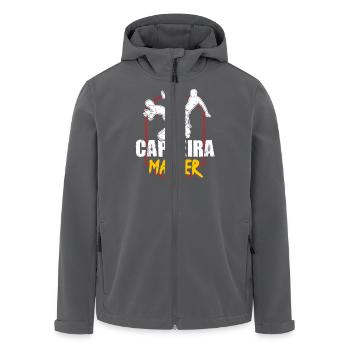 Maître de capoeira - Veste softshell homme en polyester recyclé Stanley/Stella - charbon - Devant - AI Model Male 185 light (185cm)