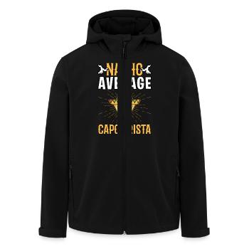 Nacho Average Capoeirista - Men’s Recycled Softshell Jacket by Stanley/Stella - black - Front - AI Model Male 185 light (185cm)