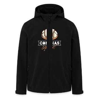 Conchas Squad Mexican Culinary Conchita Bread - Recycelte Männer Softshell-Jacke von Stanley/Stella - Schwarz - Vorne - AI Model Male 185 light (185cm)