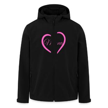 mama - Recycelte Männer Softshell-Jacke von Stanley/Stella - Schwarz - Vorne - AI Model Male 185 light (185cm)