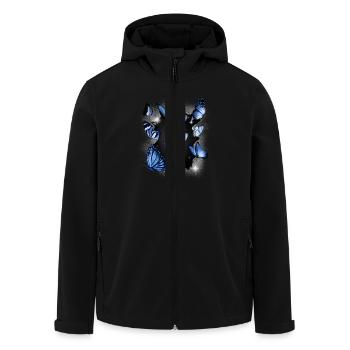 Papillons Papillon Insecte Insectes - Veste softshell homme en polyester recyclé Stanley/Stella - noir - Devant - AI Model Male 185 light (185cm)
