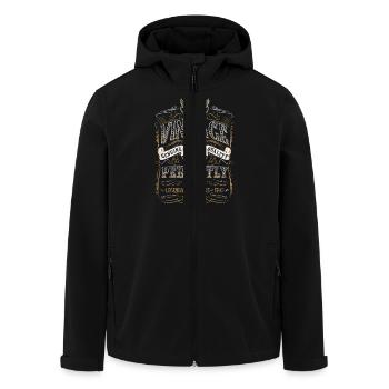 60. Geburtstag 60 Jahre Jahrgang 1965 Mann Frau - Recycelte Männer Softshell-Jacke von Stanley/Stella - Schwarz - Vorne - AI Model Male 185 light (185cm)