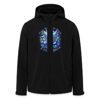Magische Fee Frucht Heidelbeere Traum Bezaubernd - Recycelte Männer Softshell-Jacke von Stanley/Stella - Schwarz - Vorne - AI Model Male 185 light (185cm)