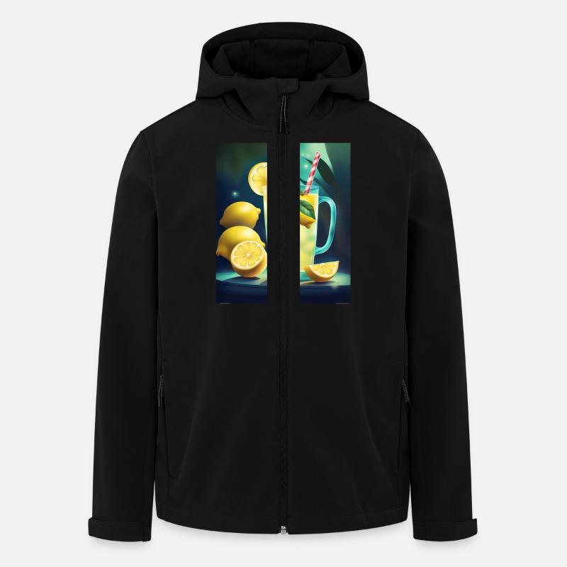 Glaskrug Limonade - Recycelte Männer Softshell-Jacke von Stanley/Stella - Schwarz