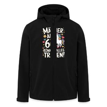 60. Geburtstag Mann 60 Jahre Deko Lustig Geschenk - Recycelte Männer Softshell-Jacke von Stanley/Stella - Schwarz - Vorne - AI Model Male 185 light (185cm)