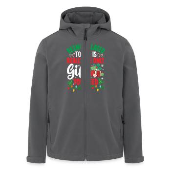 Être lié à moi est vraiment le seul cadeau que vous ne pouvez pas - Veste softshell homme en polyester recyclé Stanley/Stella - charbon - Devant - AI Model Male 185 light (185cm)