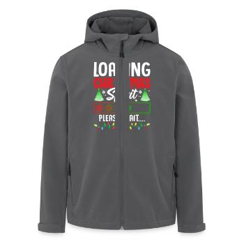 Loading Christmas Spirit Please Wait.... Holiday S - Recycelte Männer Softshell-Jacke von Stanley/Stella - Anthrazit - Vorne - AI Model Male 185 light (185cm)