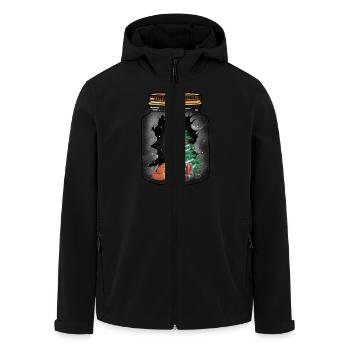 Weihnachten Nikolaus Fuchs Santa Kinder - Recycelte Männer Softshell-Jacke von Stanley/Stella - Schwarz - Vorne - AI Model Male 185 light (185cm)