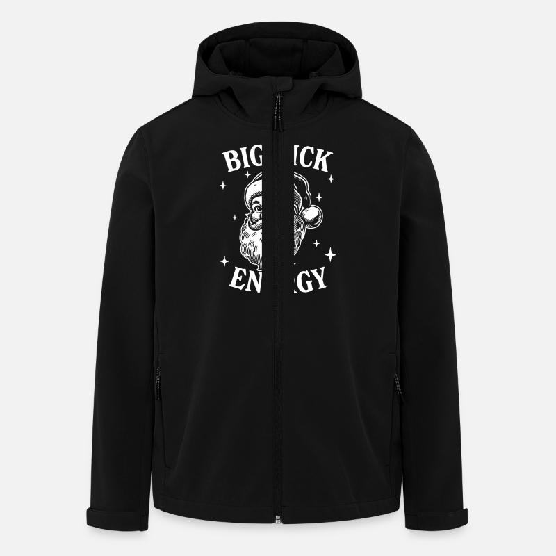 Énergie Big Nick - Veste softshell homme en polyester recyclé Stanley/Stella - noir