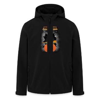 Frog Frogs Cook Cooks Cook - Men’s Recycled Softshell Jacket by Stanley/Stella - black - Front - AI Model Male 185 light (185cm)