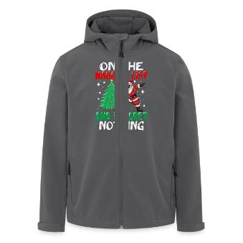 On The Naughty List And I Regret Nothing Spirit Ch - Recycelte Männer Softshell-Jacke von Stanley/Stella - Anthrazit - Vorne - AI Model Male 185 light (185cm)
