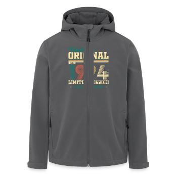 1994 Vintage Retro Cadeau D’anniversaire - Veste softshell homme en polyester recyclé Stanley/Stella - charbon - Devant - AI Model Male 185 light (185cm)