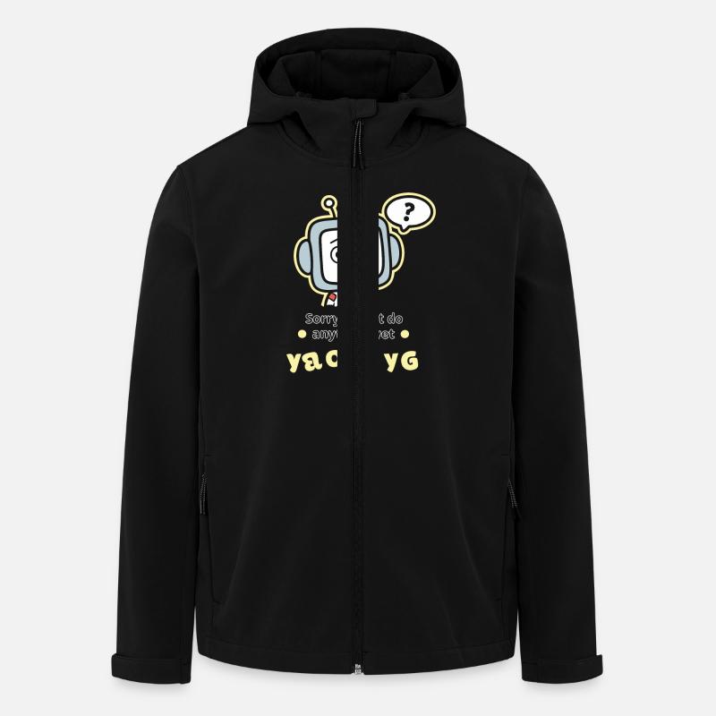 SORRY - Men’s Recycled Softshell Jacket by Stanley/Stella - black