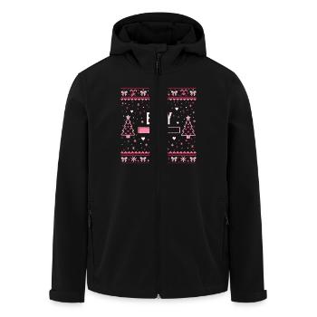 Ich werde Große Schwester 2025 - Recycelte Männer Softshell-Jacke von Stanley/Stella - Schwarz - Vorne - AI Model Male 185 light (185cm)