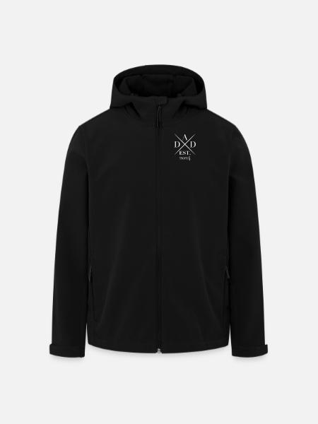 Papa Vater Dad 2024 Geschenk - Recycelte Männer Softshell-Jacke von Stanley/Stella - Schwarz