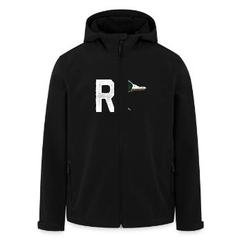 R ENTE Renteneintritt Rentner Ruhestand Endlich - Recycelte Männer Softshell-Jacke von Stanley/Stella - Schwarz - Vorne - AI Model Male 185 light (185cm)