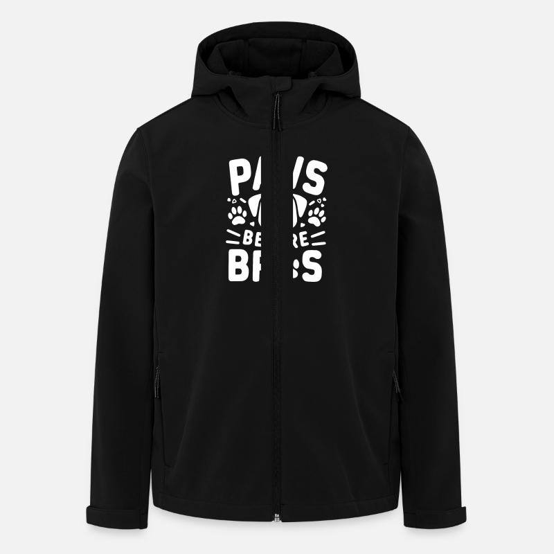 Pattes avant les frères - Veste softshell homme en polyester recyclé Stanley/Stella - noir