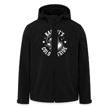 Baby, es ist kalt draußen - Recycelte Männer Softshell-Jacke von Stanley/Stella - Schwarz - Vorne - AI Model Male 185 light (185cm)
