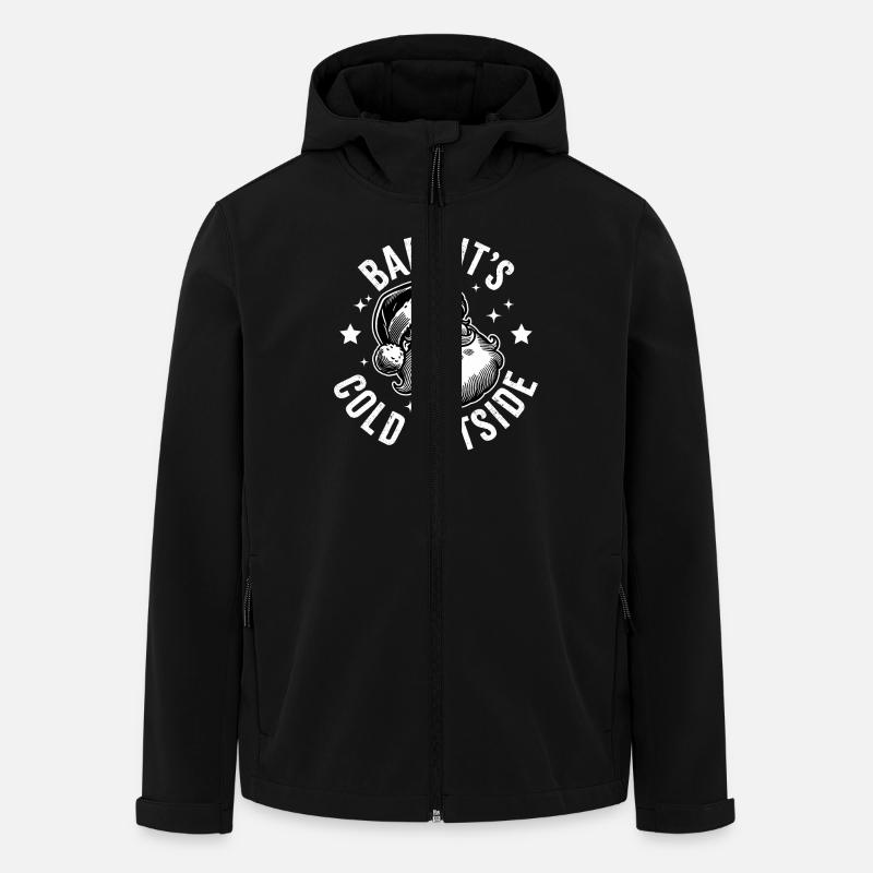 Baby it's cold outside - Men’s Recycled Softshell Jacket by Stanley/Stella - black