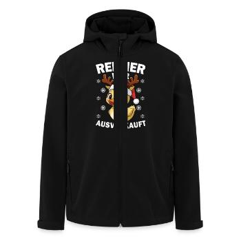 Christmas Reindeer a été vendu Noël - Veste softshell homme en polyester recyclé Stanley/Stella - noir - Devant - AI Model Male 185 light (185cm)