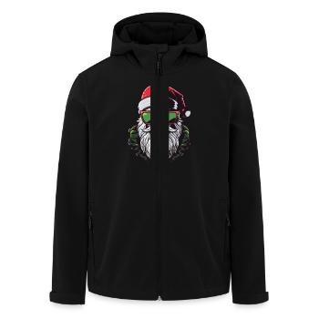 Père Noël Père Noël cool - Veste softshell homme en polyester recyclé Stanley/Stella - noir - Devant - AI Model Male 185 light (185cm)