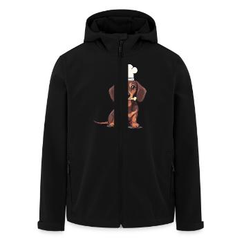 Dachshund Dog Cooks Cook Cook Cook Dogs - Men’s Recycled Softshell Jacket by Stanley/Stella - black - Front - AI Model Male 185 light (185cm)