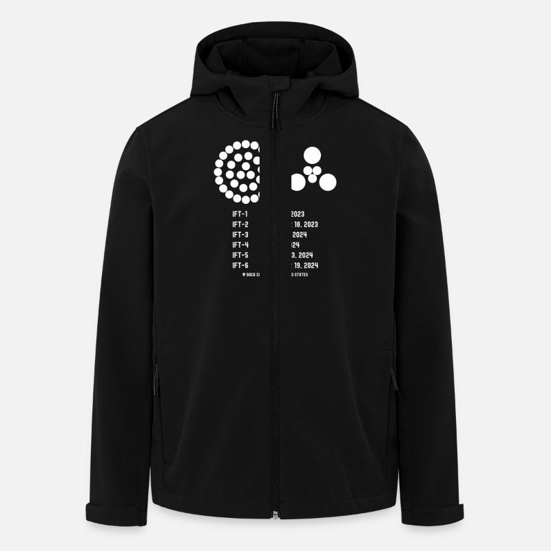 Essais en vol intégrés - Veste softshell homme en polyester recyclé Stanley/Stella - noir