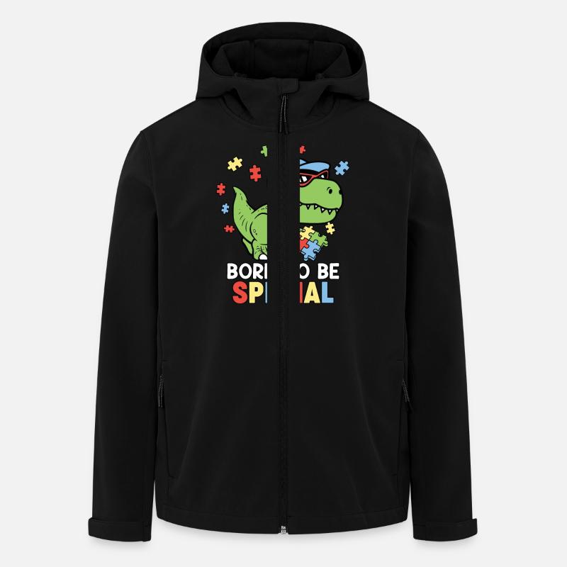 Autisme Autiste - Veste softshell homme en polyester recyclé Stanley/Stella - noir