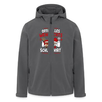 Offizielles Schlafshirt Weihnachten Rudolph Schlaf - Recycelte Männer Softshell-Jacke von Stanley/Stella - Anthrazit - Vorne - AI Model Male 185 light (185cm)