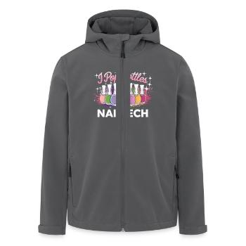 I Pop Bottles Nailtech für jede Kosmetikerin - Recycelte Männer Softshell-Jacke von Stanley/Stella - Anthrazit - Vorne - AI Model Male 185 light (185cm)
