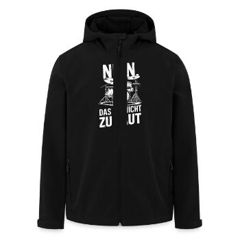 Drummer Schlagzeug Schlagzeuger Schlagzeugspieler - Recycelte Männer Softshell-Jacke von Stanley/Stella - Schwarz - Vorne - AI Model Male 185 light (185cm)