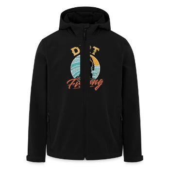 Sondeln Metalldetektor - Recycelte Männer Softshell-Jacke von Stanley/Stella - Schwarz - Vorne - AI Model Male 185 light (185cm)