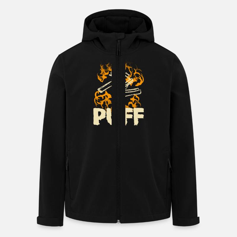 Puff rap musique hip hop - Veste softshell homme en polyester recyclé Stanley/Stella - noir