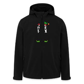 I'm The T-Rex Elf Shirt Matching Family Christmas - Recycelte Männer Softshell-Jacke von Stanley/Stella - Schwarz - Vorne - AI Model Male 185 light (185cm)