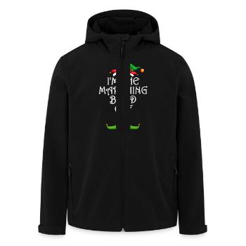 I'm The Marching Band Elf Matching Family - Recycelte Männer Softshell-Jacke von Stanley/Stella - Schwarz - Vorne - AI Model Male 185 light (185cm)