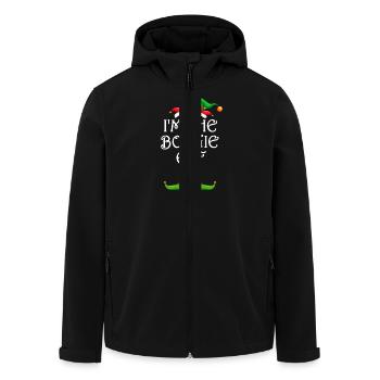 I'm The Bougie Elf Shirt Matching Family Christmas - Men’s Recycled Softshell Jacket by Stanley/Stella - black - Front - AI Model Male 185 light (185cm)