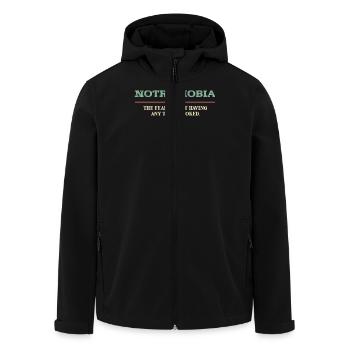 Notriphobie : La peur de l’absence de voyage - Veste softshell homme en polyester recyclé Stanley/Stella - noir - Devant - AI Model Male 185 light (185cm)