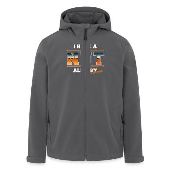 J’ai une allergie aux noix drôle de dicton pour - Veste softshell homme en polyester recyclé Stanley/Stella - charbon - Devant - AI Model Male 185 light (185cm)