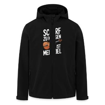Violine Geigen Musiker Spieler Geiger Violinist - Recycelte Männer Softshell-Jacke von Stanley/Stella - Schwarz - Vorne - AI Model Male 185 light (185cm)