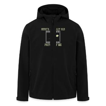 Voici une très vieille photo de moi drôle - Veste softshell homme en polyester recyclé Stanley/Stella - noir - Devant - AI Model Male 185 light (185cm)