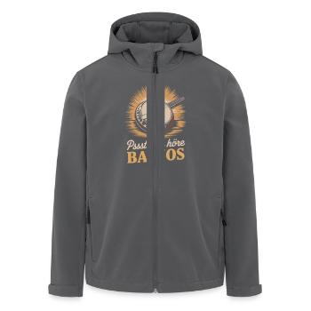 Bluegrass Banjo Spieler Musik Saiteninstrument - Recycelte Männer Softshell-Jacke von Stanley/Stella - Anthrazit - Vorne - AI Model Male 185 light (185cm)
