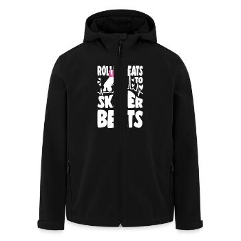Roller Skating Feats To Skater Beats Gifts - Recycelte Männer Softshell-Jacke von Stanley/Stella - Schwarz - Vorne - AI Model Male 185 light (185cm)