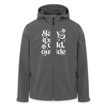 Bébé, il fait froid dehors - Veste softshell homme en polyester recyclé Stanley/Stella - charbon - Devant - AI Model Male 185 light (185cm)