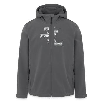 S’il vous plaît, partagez vos pensées et opinions Tais-toi - Veste softshell homme en polyester recyclé Stanley/Stella - charbon - Devant - AI Model Male 185 light (185cm)