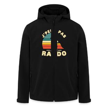 Ich kann nicht haben Rando Humor Geschenk Wanderer - Recycelte Männer Softshell-Jacke von Stanley/Stella - Schwarz - Vorne - AI Model Male 185 light (185cm)