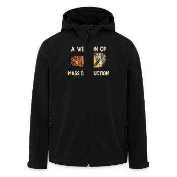 A Weapon Of Mass Destruction Chillendes - Men’s Recycled Softshell Jacket by Stanley/Stella - black - Front - AI Model Male 185 light (185cm)