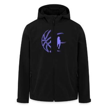 Basketball - Recycelte Männer Softshell-Jacke von Stanley/Stella - Schwarz - Vorne - AI Model Male 185 light (185cm)