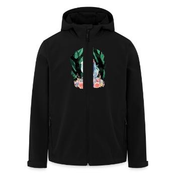 Unicorn Unicorns Mythical Creatures Mythical Animals Child - Men’s Recycled Softshell Jacket by Stanley/Stella - black - Front - AI Model Male 185 light (185cm)